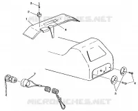 CLUTCH GUARD/REFLECTOR ASSEMBLY EUROPEAN 440,440 SKS,500 EFI,EFI  SKS,LITE (49237723770003)