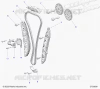 CAM CHAIN AND SPROCKET