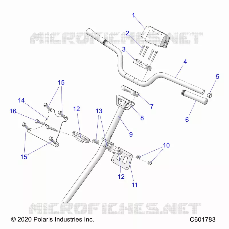 LENKUNG, H-BAR, LENKUNG POST, GRIPS