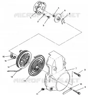 RÜCKZUG ANLASSER ASSEMBLY 440 XCR SP 0941660 (4927082708041A)