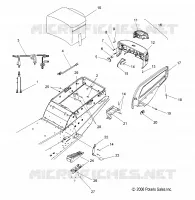 CHASSIS, REAR/RÜCKLICHT ASM