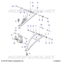 FRONT SUSPENSION A-ARMS