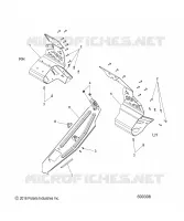 CHASSIS, CLUTCH GUARD AND FOOTRESTS
