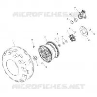 RADS, REAR TIRE AND BRAKE DISC