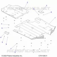 CHASSIS, SKID PLATES