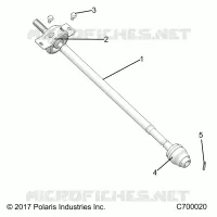 DRIVE TRAIN, FRONT KARDANWELLE