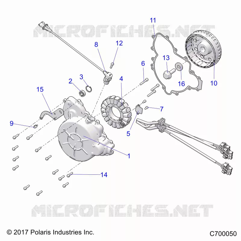 ENGINE, STATOR AND FLYRAD