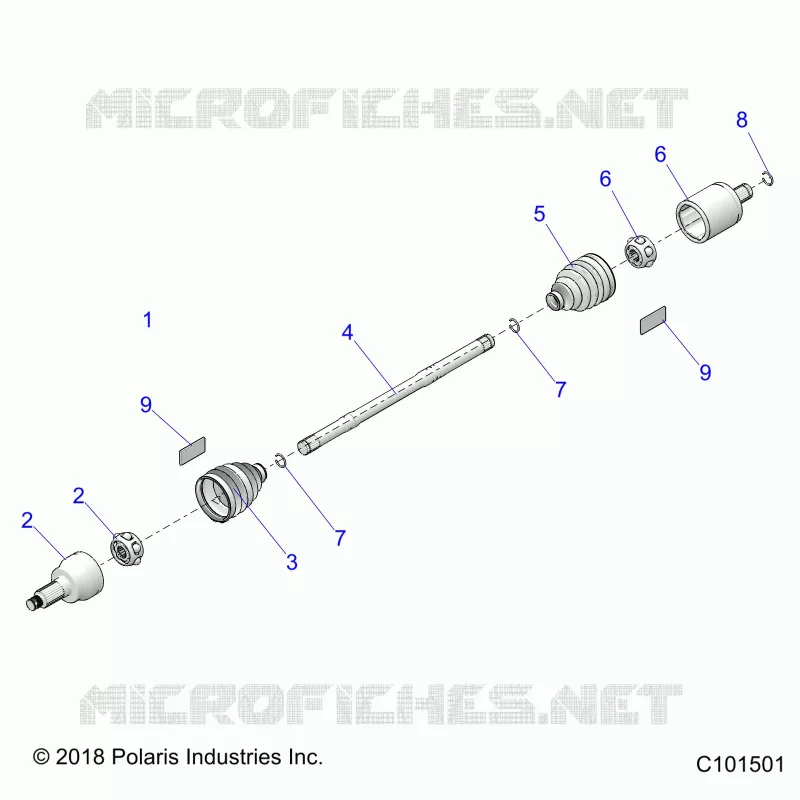 ANTRIEB, DRIVE SHAFT, FRONT