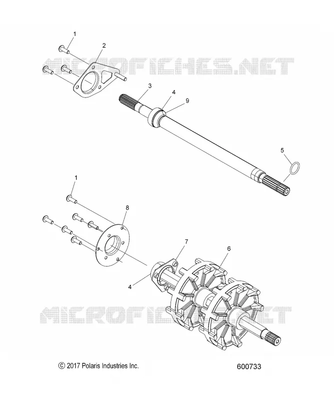 DRIVE TRAIN, JACKSHAFT AND ANTRIEBSWELLE