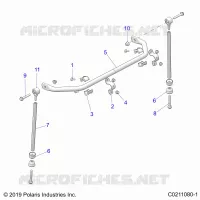 SUSPENSION, STABILISATORSTANGE