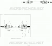 DRIVE TRAIN, GETRIEBE VORNE SHAFT