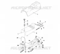 SITZ   GASBEHÄLTER ASSEMBLY
