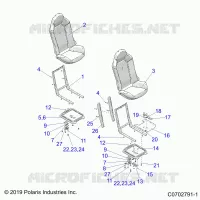SITZ ASM. AND SLIDER