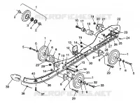 Schienen-Montage (SUSPENSION) XLT LTD 0973756 and EUROPEAN XLT LTD E973756 (4937793779B008)