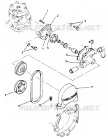 WASSERPUMPE Storm 0965782, Storm SKS 0965582,  Euro Storm E965782, Euro Stor (4931593159D003)