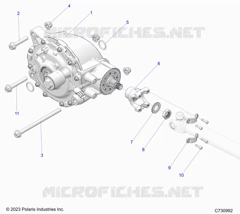 ANTRIEB, REAR GEARCASE MOUNTING
