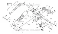 HINTER Drehmomentarm CLASSIC TOURING 0963365 and EUROPEAN CLASSIC TOURING E96336 (4933623362B014)