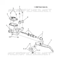 VORDERBREMSE BREMSE LEVER AND MASTER CYLINDER