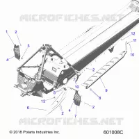 CHASSIS, CLUTCH GUARD, FOOTRESTS, AND RUNNING BOARDS