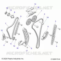 ENGINE, TIMING AND OIL KETTEN DRIVES