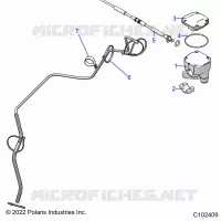 LENKUNG, CONTROLS, THROTTLE ASM. AND CABLE