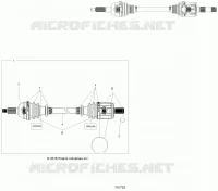 DRIVE TRAIN, GETRIEBE VORNE SHAFT