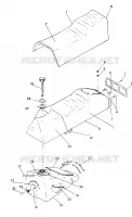 SITZ/GASBEHÄLTER ASSEMBLY Trail (4921272127005A)