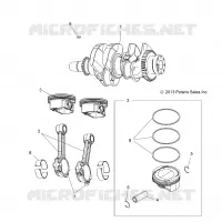 ENGINE, KURBELWELLE AND PISTON
