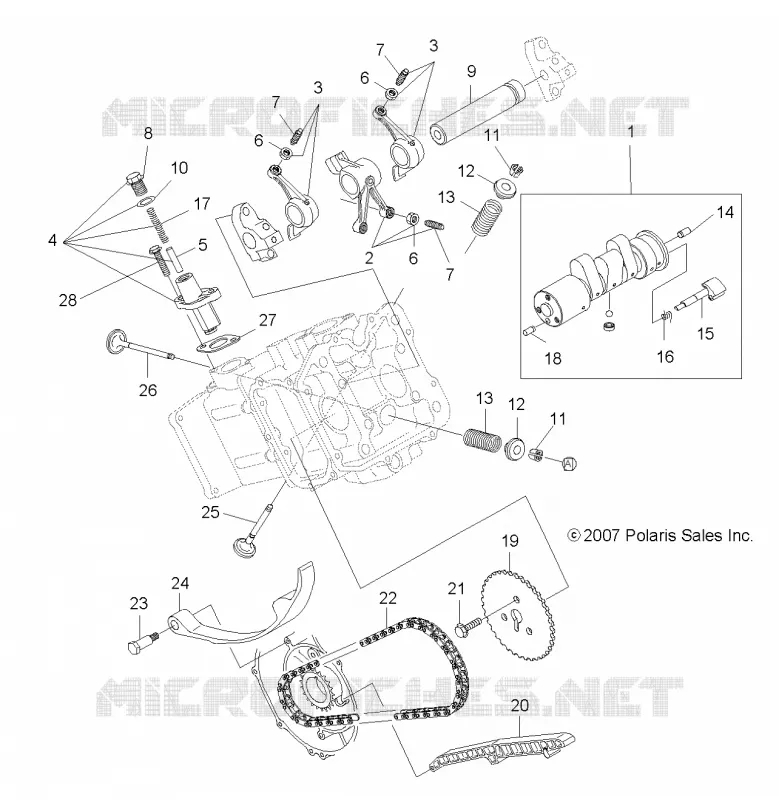 VALVES AND CAMSHAFT