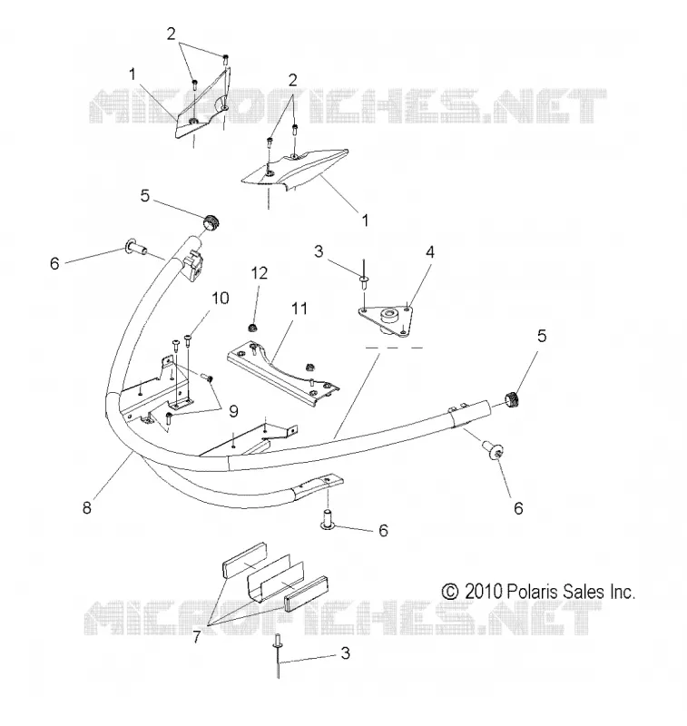 FRONTSTOSSSTANGE MOUNTING