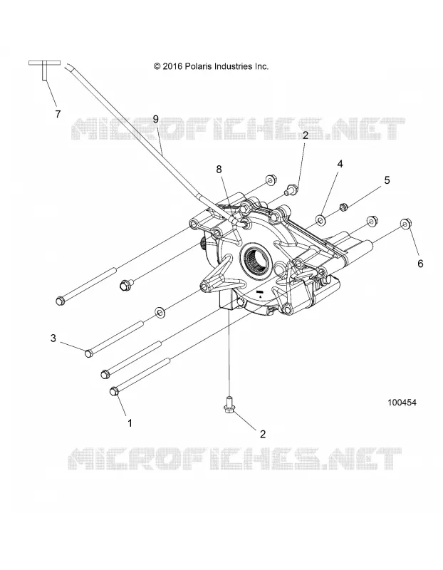 ANTRIEB, REAR GEARCASE MOUNTING