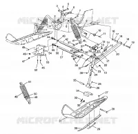 FRONT SUSPENSION AND SKI 440 LC 0972760 (4938353835A012)