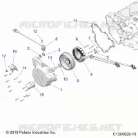 ENGINE, STATOR AND FLYRAD