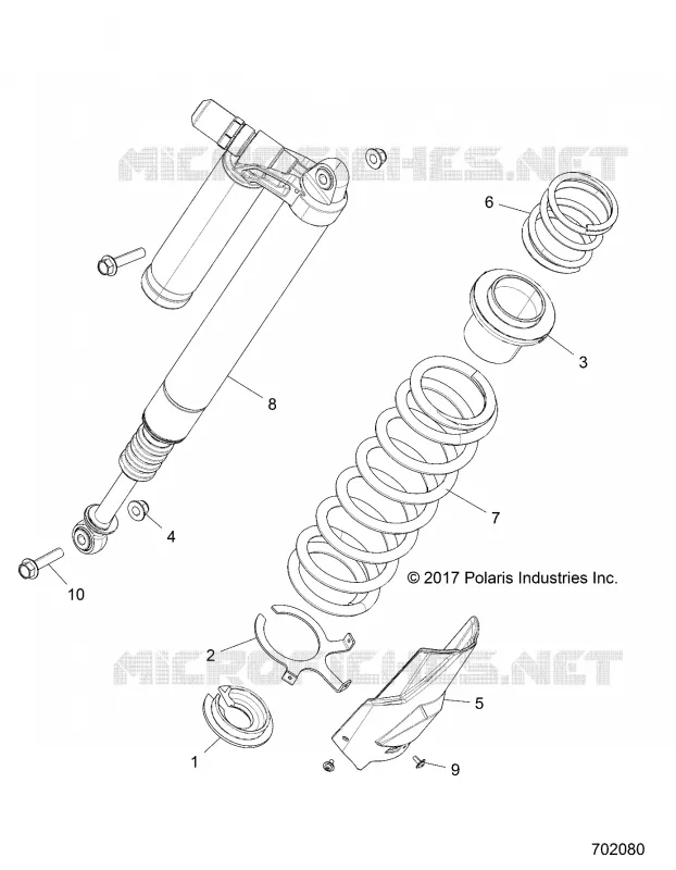SUSPENSION, FEDER MOUNTING