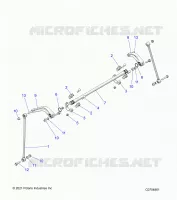 SUSPENSION, REAR STABILISATORSTANGE