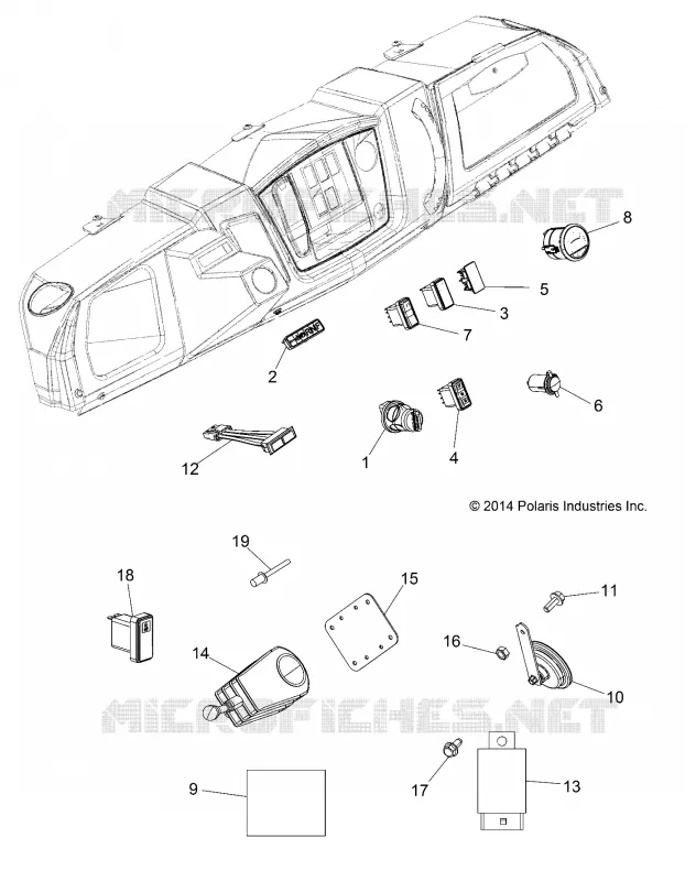 ELEKTRIC, DASH INSTRUMENTS AND CONTROLS