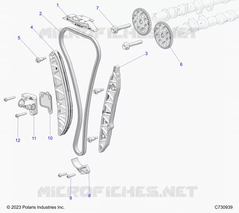 CAM CHAIN AND SPROCKET