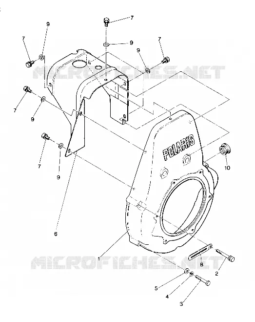 Gebläsegehäuse Star and StarTrak (4916811681041A)