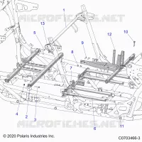 CHASSIS, SEAT AND CENTER KONSOLENEINBAU