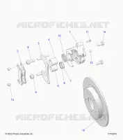 BRAKES, BREMSZANGE HINTEN 