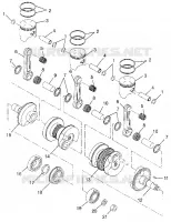 KOLBEN   KURBELWELLE 600 XCR 0985677 (4943164316C010)