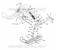 FRONT SUSPENSION AND SKI INDY LITE AND STAR LITE (4919311931007A)