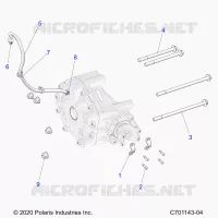 ANTRIEB, GEARCASE, REAR, MOUNTING