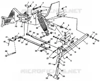 FRONT SUSPENSION 700 XC 0981766 AND EUROPEAN 700 XC E981766 (4944154415B001)