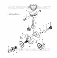 MOTOR, KURBELWELLE AND KOLBEN