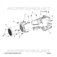 ENGINE, FAN COVER AND ABSCHIRMRAHMEN COMP