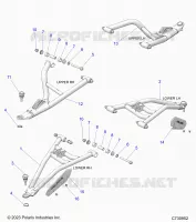 FRONT SUSPENSION CONTROL ARMS