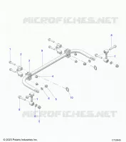 SUSPENSION, REAR STABILISATORSTANGE