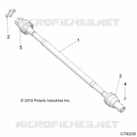 ANTRIEB, REAR PROP SHAFT