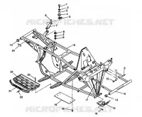 FRAME ASSEMBLY TRAIL BLAZER W957221 (4930363036A007)